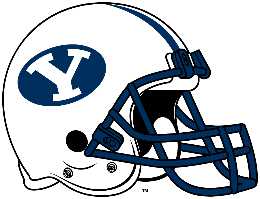 Brigham Young Cougars 2010-2014 Helmet Logo diy DTF decal sticker